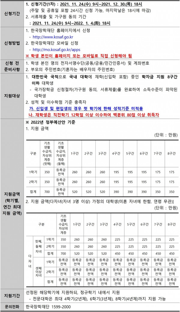 (수정)2022학년도 1학기 신입생 국가장학금 1차 신청 안내001.jpg