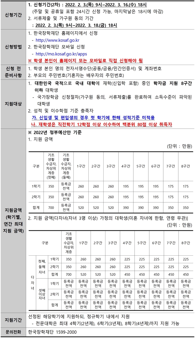 (수정)2022학년도 1학기 신입생 국가장학금 2차 신청 안내001.jpg